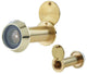 60 Minute Fire Rated Door Viewer - Spy Hole For Front Doors 35mm - 55mm Thick - Polished Brass