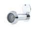 60 Minute Fire Rated Door Viewer - Spy Hole For Front Doors 35mm - 55mm Thick - Polished Chrome