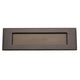 Plain Letter Plate 305mm x 102mm - Matt Bronze (Lacquered)