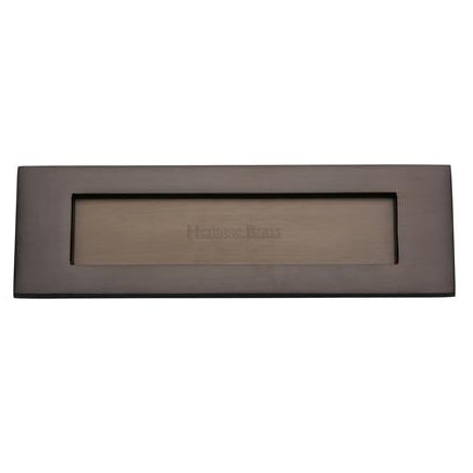 305mm x 102mm matt bronze large letter plate