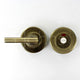 Accessible Bathroom Turn & Release With Red / White Indicator - Antique Brass (Gloss Lacquered)