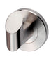 Angled Face Robe Hook - Concealed Fix Roses - 52mm Diameter - Satin Stainless Steel
