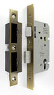 Architectural Quality DIN Style Euro Profile Sash Lock - CE / UKCA Marked - Fire Rated - Certifire Approved - Antique Brass (Lacquered)