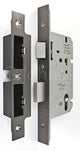 Architectural Quality DIN Style Euro Profile Sash Lock - CE / UKCA Marked - Fire Rated - Certifire Approved - Matt Bronze (Powder Coated)