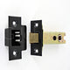 Architectural Quality Double Sprung Tubular Mortice Latch - CE / UKCA Marked - Fire Rated - Certifire Approved - Matt Black