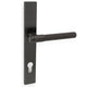 Kingston Plain Lever Multi Point Door Lever Handles - 92mm Euro Centres - 212mm Bolt Centres - 244mm x 36mm Back Plate - PVD Dark Bronze