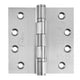 Ball Bearing Broad Butt Projection Hinges - Grade 13 - Fire Rated - CE / UKCA Marked - Certifire Approved - 120kg Weight Limit - 102mm x 102mm - Satin Stainless Steel
