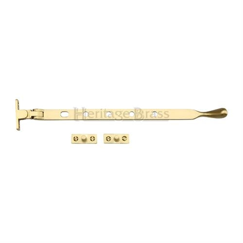 Ball Casement Stay - Satin Brass