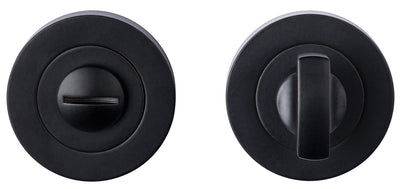 Bathroom Turn & Release Set - Matt Black