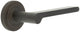 Blade Pattern Lever Handles With Stepped Round Rose - Suitable For Use With FD30 / FD60 Fire Doors - Dark Bronze (Lacquered)
