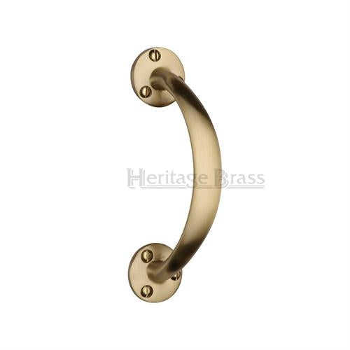 Bow Pull Handle - Satin Brass