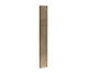 Rectangular Face Fixed Finger Plate With Stepped Edges - 450mm x 75mm - Antique Brass (Lacquered)