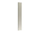 Rectangular Face Fixed Finger Plate With Stepped Edges - 450mm x 75mm - Polished Nickel