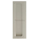 Flush Pull Handle With Grip Section For Hinged Swing Doors 160mm x 63mm - Satin Nickel