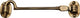 Cabin Hook - Antique Brass (Gloss Lacquered)