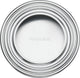 Circular Reeded Flush Pull Handle For Sliding Pocket Doors - 63mm Diameter - Satin Chrome
