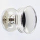 Classic Design Mortice Knob With Concealed Fixed Rose - Polished Nickel
