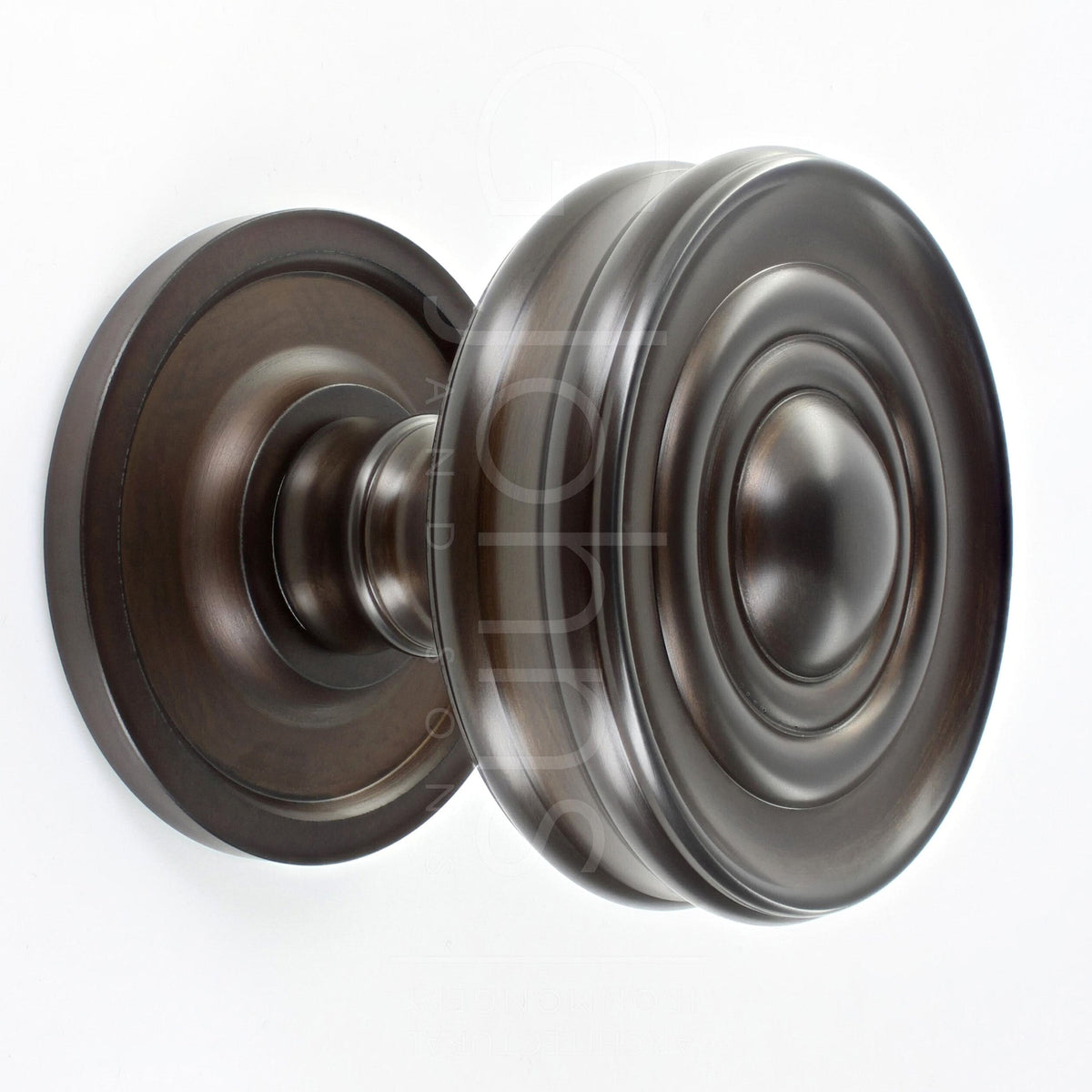 classic-design-mortice-knob-with-raised-front-concealed-fixed-rose-dark-bronze