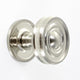 Classic Design Mortice Knob With Raised Front Concealed Fixed Rose - Satin Nickel