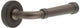 Classic Pattern Lever Handles With Ring Detail With Stepped Round Rose - Suitable For Use With FD30 / FD60 Fire Doors - Dark Bronze (Lacquered)