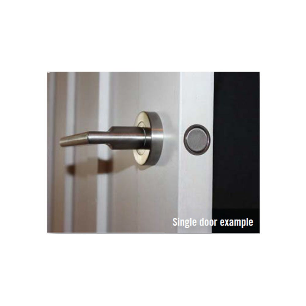 Rebated Disc Magnet Set - Concealed Magnetic Latch For Full Size Internal Doors & Cupboards
