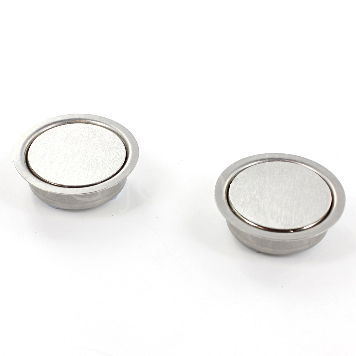 Rebated Disc Magnet Set - Concealed Magnetic Latch For Full Size Internal Doors & Cupboards