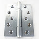 Tritech Concealed Polymer Bearing Grade 14 Hinge - Self Lubricating - CE / UKCA Marked - Fired Rated - 100mm x 75mm - Satin Chrome