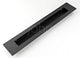 Large Rectangular Design Flush Pull Handle For Sliding Doors - 320mm Long x 55mm Wide - Matt Black