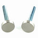 Cover Caps For Bolt Through Fixing Pull Handles Satin Stainless Steel