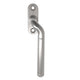 Cranked Locking Espagnolette Handle - Window Fastener - Left & Right Hand - Satin Chrome