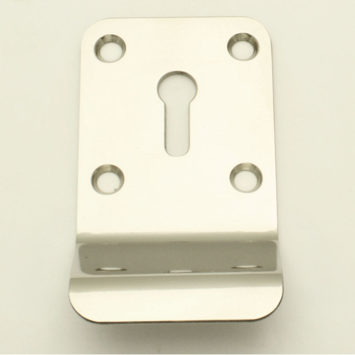 Chubb Style Cylinder Pull With Standard Key Way - Polished Stainless Steel