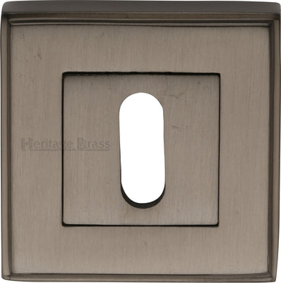 Standard Square Profile Escutcheon - Matt Bronze (Lacquered)