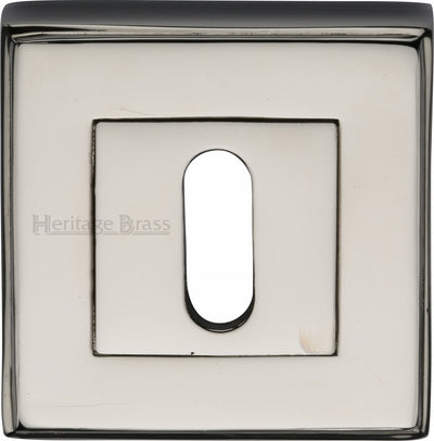 Standard Square Profile Escutcheon - Polished Nickel