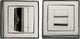 Square Turn & Release Cylinder With Stepped Edge Set - Polished Nickel