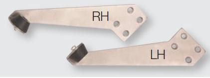 Top Jamb / Frame Mounted Door Stop & Restrictor - Satin Stainless Steel