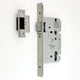 Architectural Quality DIN Style Anti-Thrust Mortice Night Latch - CE / UKCA Marked - Fire Rated - Certifire Approved - Satin Stainless Steel