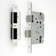 Architectural Quality DIN Style Euro Profile Sash Lock - CE / UKCA Marked - Fire Rated - Certifire Approved - 60mm Backset - 72mm Centres - Polished Stainless Steel