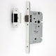 Architectural Quality DIN Style Mortice Latch - CE / UKCA Marked - Fire Rated - Certifire Approved - Polished Stainless Steel