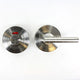 Large Accessible (Disabled) Bathroom Turn & Release Set With Indicator Satin Stainless Steel