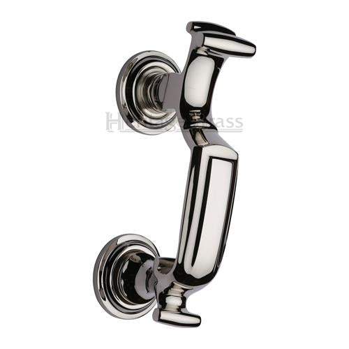 Traditional Doctor Door Knocker - Polished Nickel