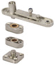 Double Action Pivot Set - For Double Swing Doors - Floor Mounted - 80kg - Satin Stainless Steel