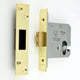 Architectural Quality Euro Profile Mortice Dead Lock Case - CE / UKCA Marked - Fire Rated - Certifire Approved - Polished Brass PVD Plated