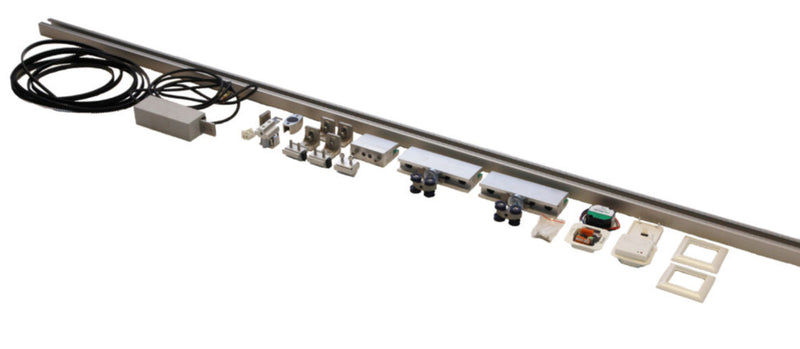 Automatic Electronic Sliding Door Track System - For Single Internal Wooden Doors - Component Pieces