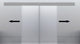 Automatic Electronic Sliding Door Track System - For Bi-Parting Internal Double Glass Doors Up To 1058mm Wide - 80kg Max Door Weight
