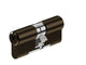 EPS - TS007 3 Star Rated - Euro Profile Cylinder - Double (Key / Key) - Supplied With 3 Keys - Two Sizes Available - Dark Bronze
