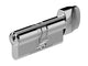 EPS - TS007 3 Star Rated - Euro Profile Cylinder & Turn (Key / Turn) - Supplied With 3 Keys - Two Sizes Available - Polished Chrome