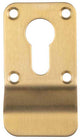 Euro Cylinder Pull - Face Fixed - Satin Brass PVD Plated