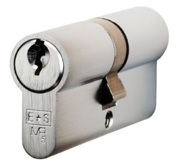 5 Pin euro profile key / key cylinder - satin chrome