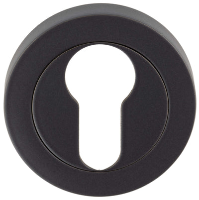 Euro Profile Escutcheon - Matt Black