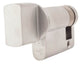 Euro Profile Single Thumb-Turn Cylinder - 45mm Length - Satin Chrome